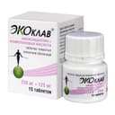 Экоклав 250 мг+125 мг таблетки 15 шт