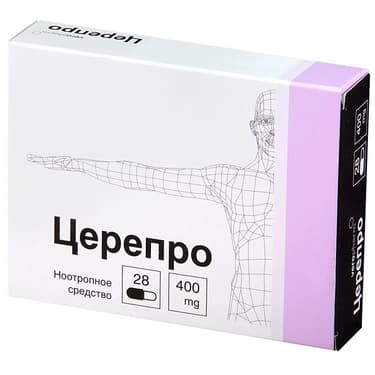 Церепро 400 мг капсулы 28 шт