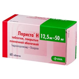 Лориста Н 12,5 мг+50 мг таблетки 60 шт