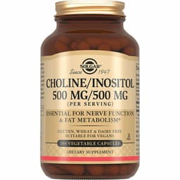 Solgar Холин и Инозитол 500 мг+500 мг капсулы 100 шт