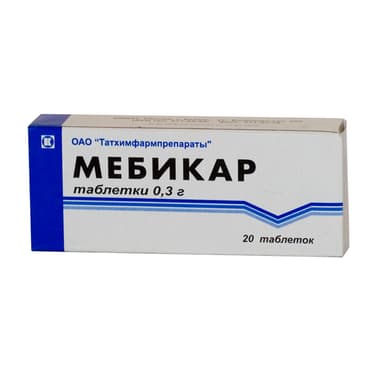 Мебикар 300 мг таблетки 20 шт
