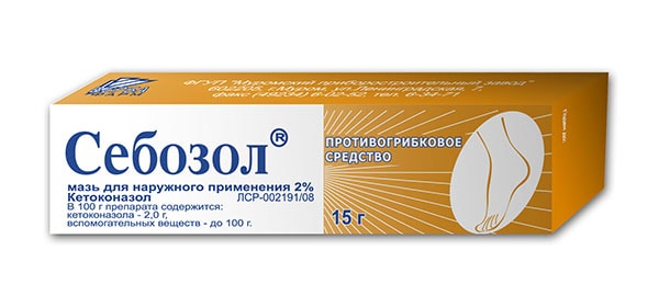 Себозол 2% мазь для наружного применения 15 г