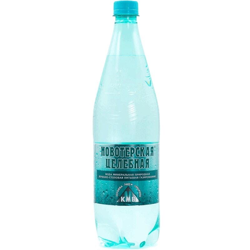 КМВ Новотерская целебная Вода минеральная вода газир.1,5л 1 шт пластик