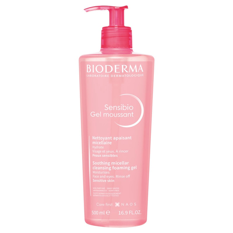 Bioderma Sensibio Гель мицеллярный очищающий для чувствительной кожи лица 500 мл