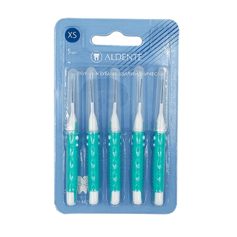 Aldente Ершики межзубные размер XS 5 шт