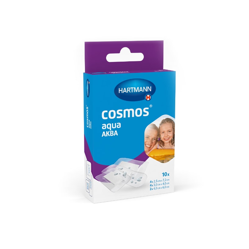 Cosmos Aqua Пластырь влагостойкий Набор 10 шт