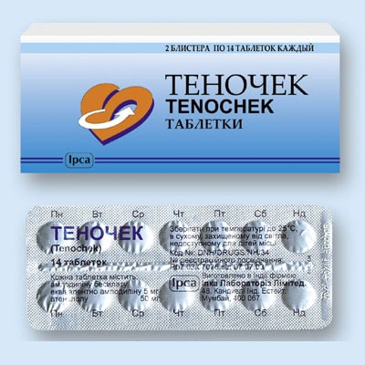 Теночек таблетки 28 шт
