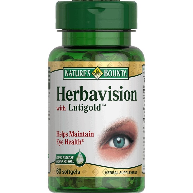 Nature's Bounty Гербавижн и Лютиголд капсулы 60 шт