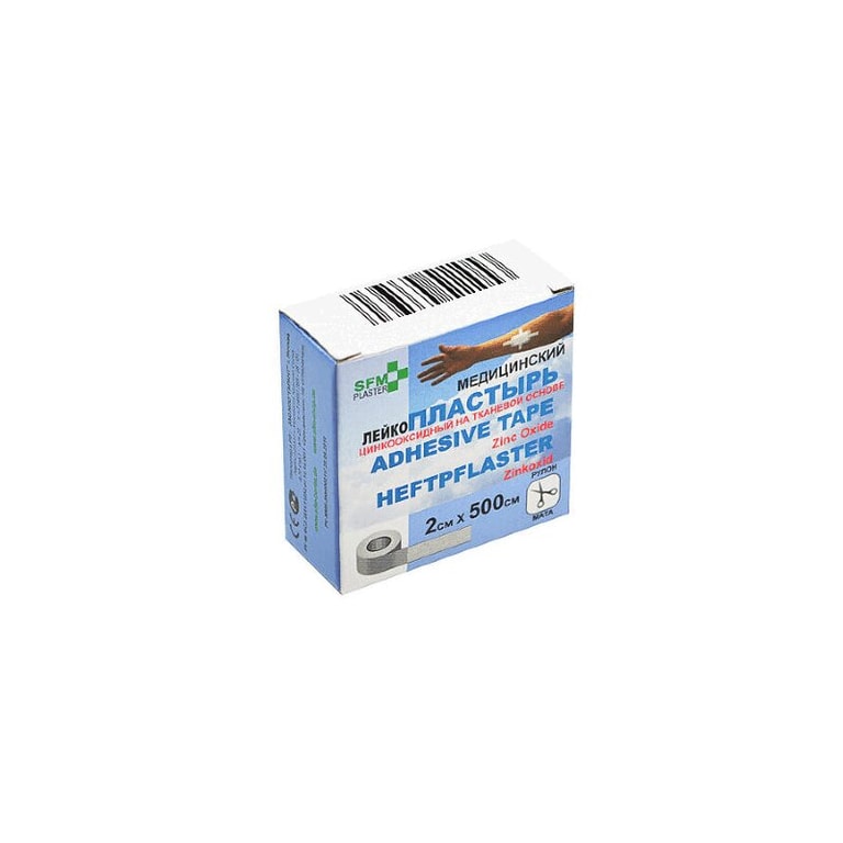 SFM Plaster Лейкопластырь фиксирующий на тканевой основе 2 см х 500 см 1 шт