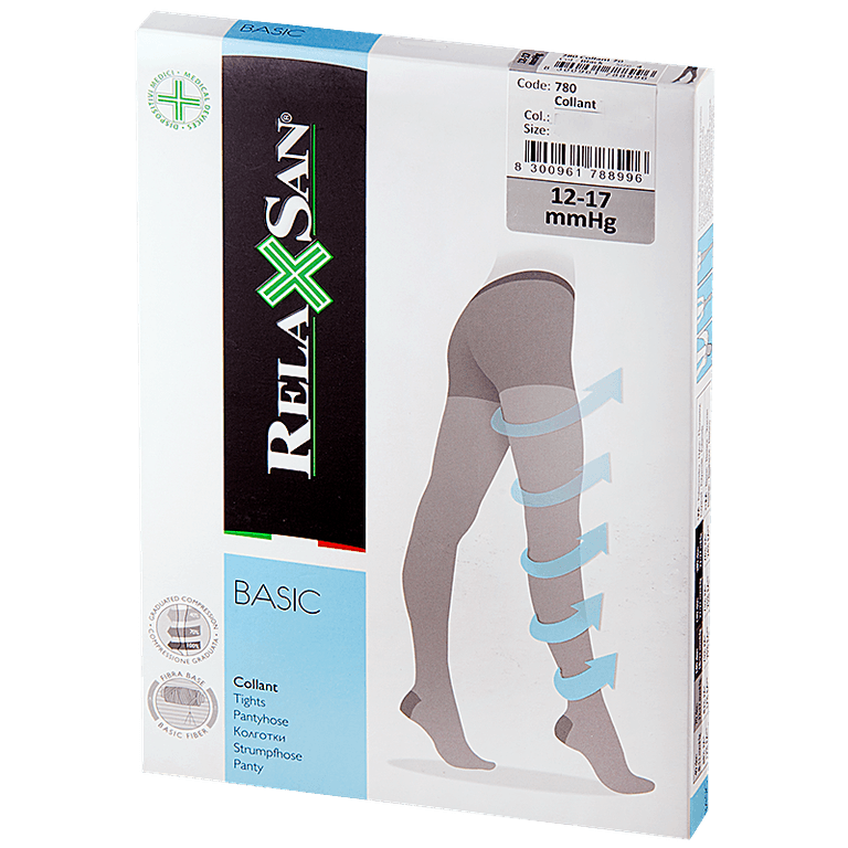 Relaxsan Basic Колготки компрессионные Collant профилактические 70 den размер 4 Телесные