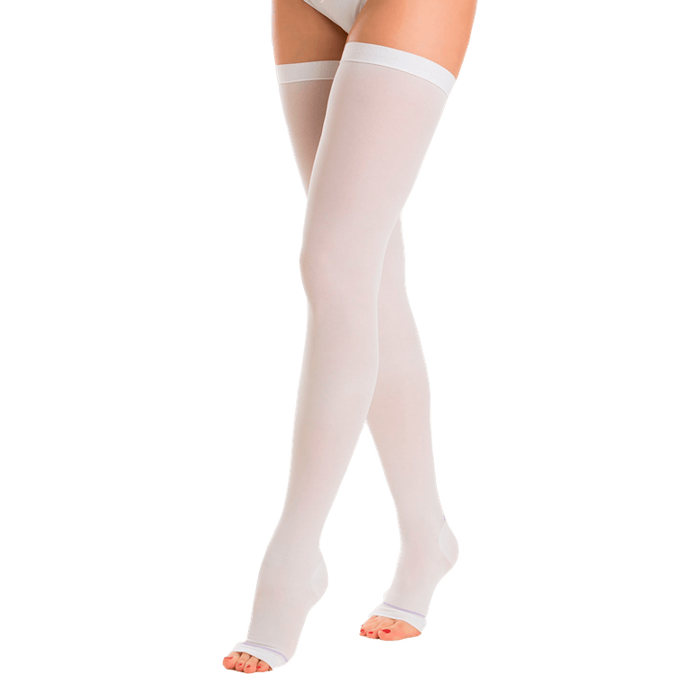 Relaxsan Medicale Чулки антиэмболические с открытым носком Standart 2 класс компрессии размер 4 Белые