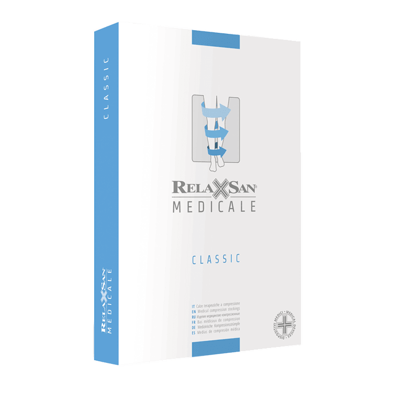 Relaxsan Medicale Колготки компрессионные с открытым носком Classic 2 класс компрессии размер 3 Телесные