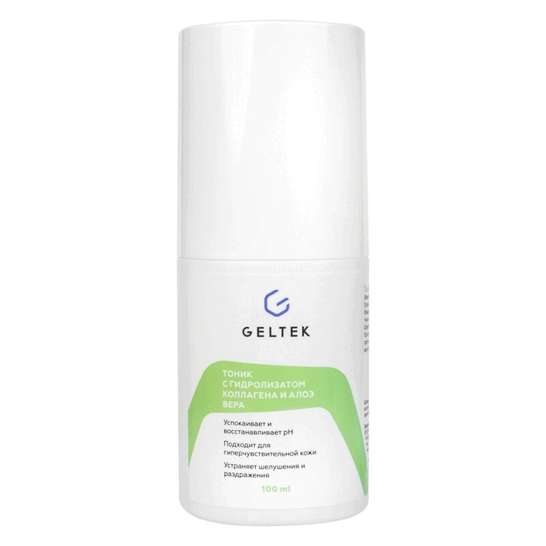 Geltek Тоник с гидролизатом коллагена и алоэ вера 100 мл