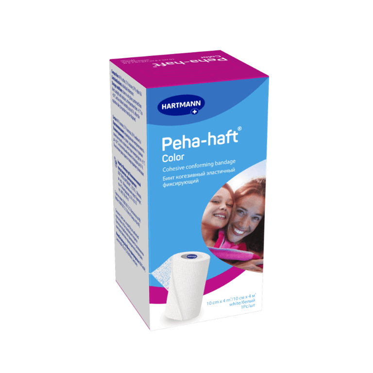 Пеха-хафт Бинт эластичный самофиксирующийся 10 см х 4 м Белый 1 шт