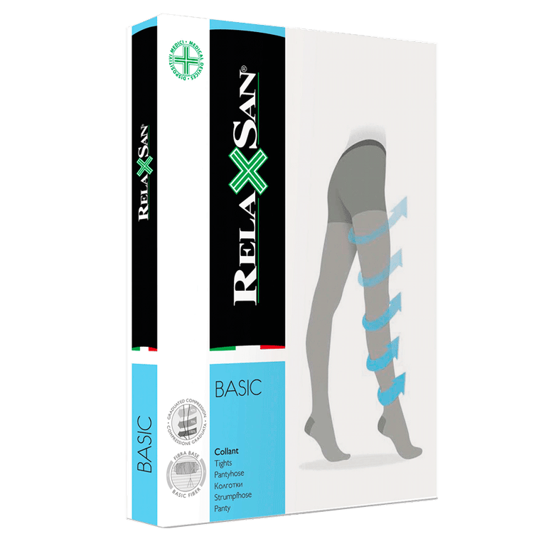 Relaxsan Basic Колготки компрессионные Collant Plus 2 класс компрессии 140 den размер 2 Телесные