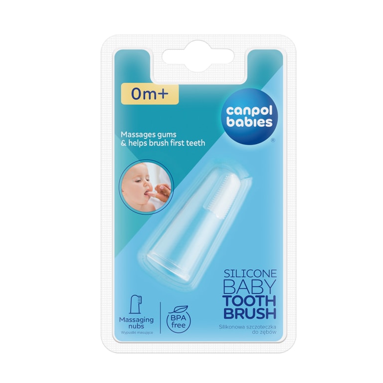 Canpol Babies Зубная щетка на палец силиконовая