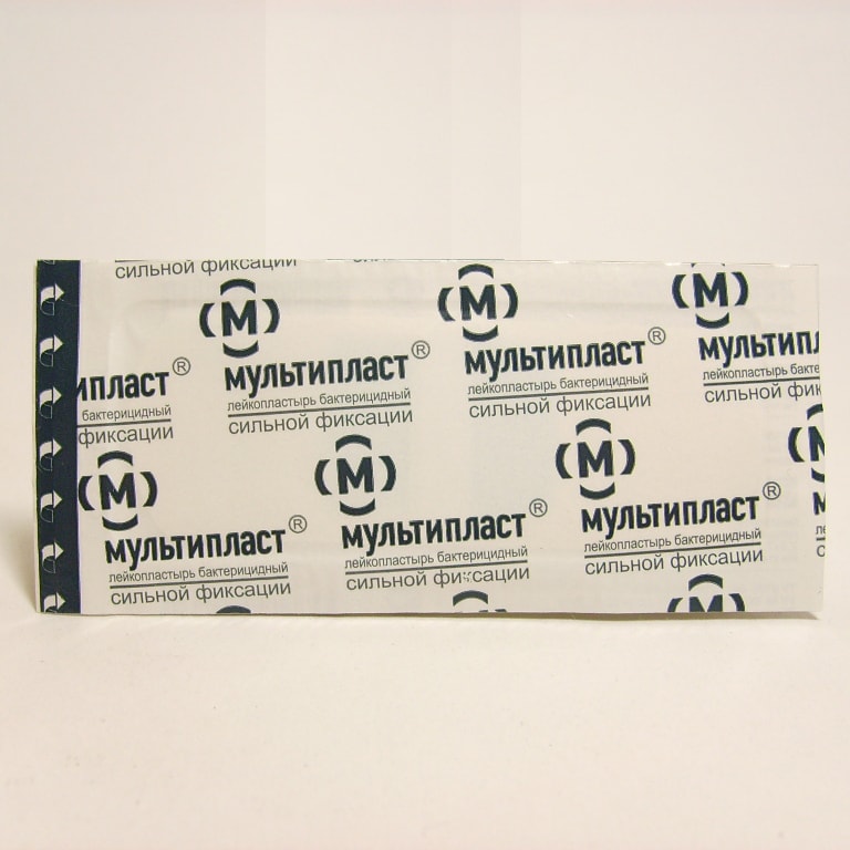 Мультипласт Лейкопластырь бактерицидный сильной фиксации 2,5 см х 7,2 см 1 шт