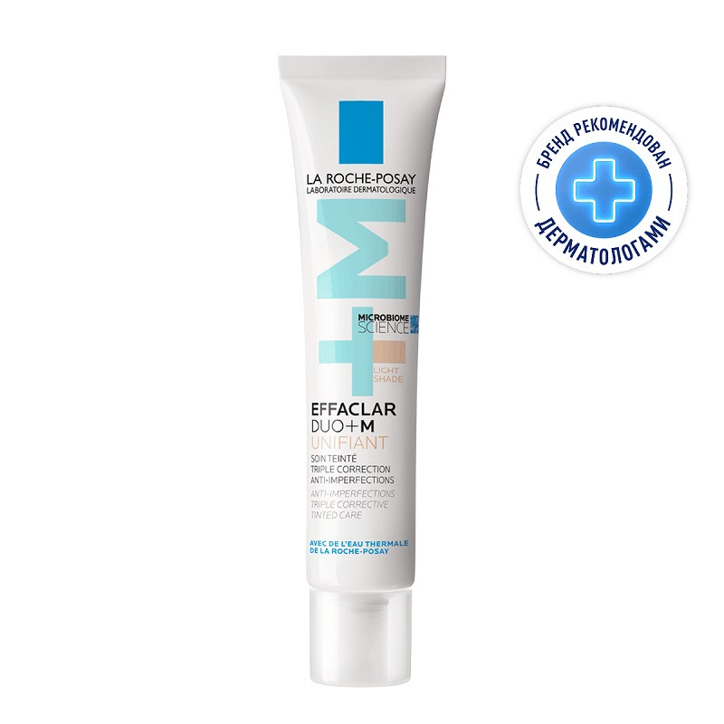 La Roche-Posay Effaclar Duo+ Крем-гель тонирующий корректирующий для жирной проблемной кожи лица 40 мл