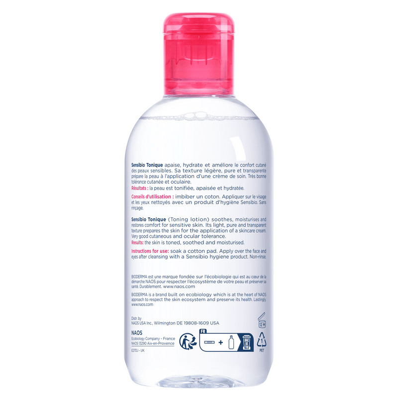 Bioderma Sensibio Лосьон тонизирующий успокаивающий для чувствительной кожи 250 мл