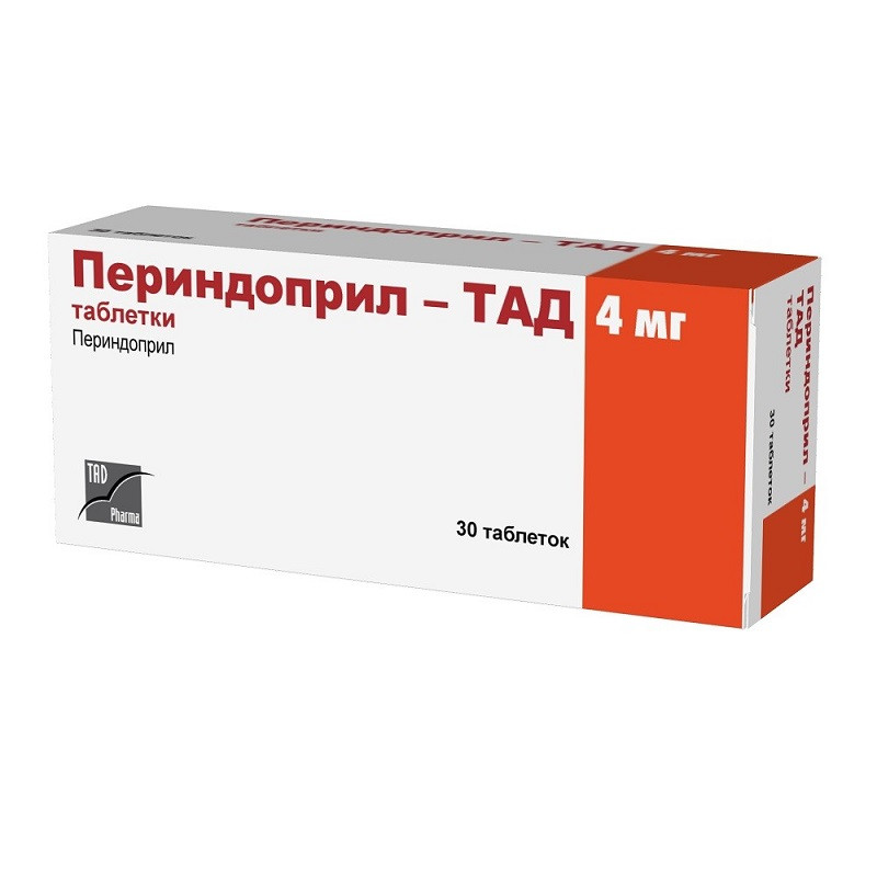 Периндоприл-ТАД 4 мг таблетки 30 шт