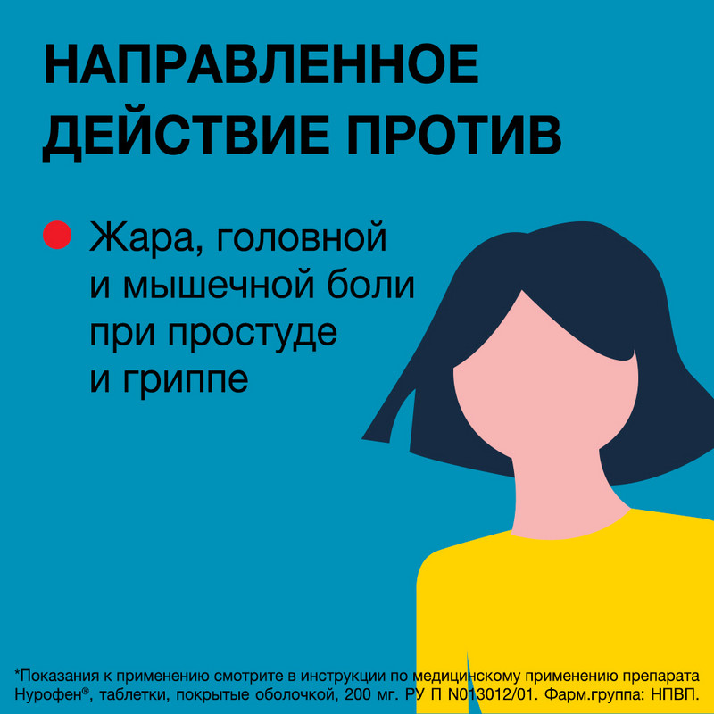 Нурофен 200 мг таблетки 20 шт