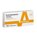 Клотримазол-Акрихин 100 мг таблетки вагинальные 6 шт