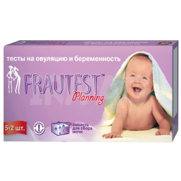 Frautest Planning Тест на овуляцию и беременность тест-полоска 5 шт+2 шт