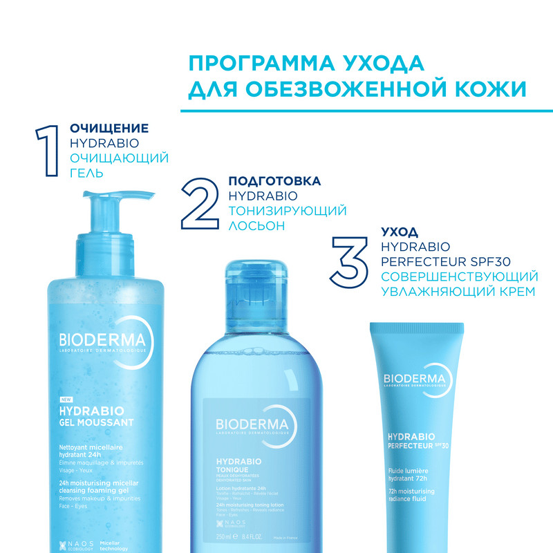 Bioderma Hydrabio Perfecteur SPF 30 Крем солнцезащитный для обезвоженной кожи лица 40 мл