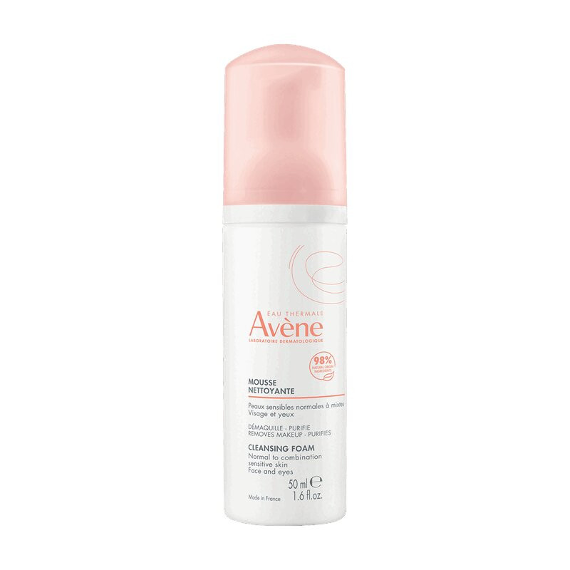 Avene Пенка для лица и области вокруг глаз очищающая 50 мл
