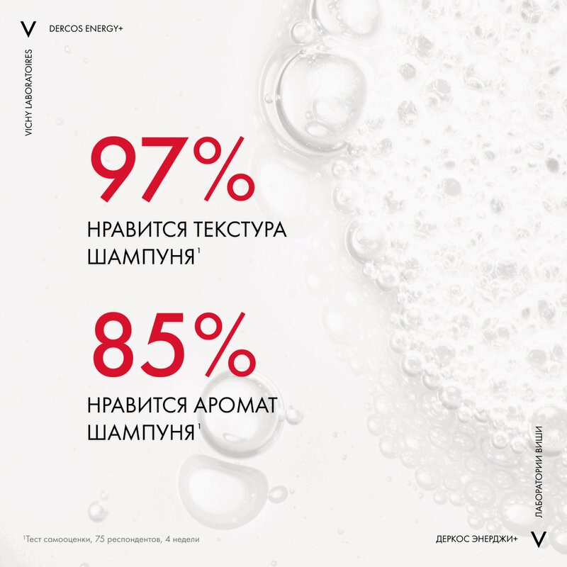 Vichy Деркос Аминексил Энерджи+ Шампунь против выпадения волос 200 мл