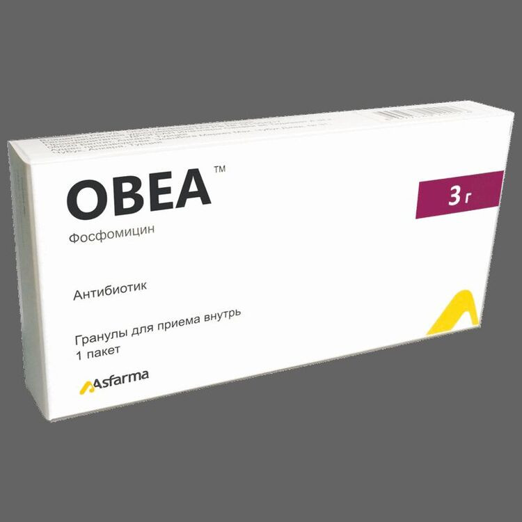 Овеа 3 г гранулы для приготовления раствора для приема внутрь пакетик 8 г