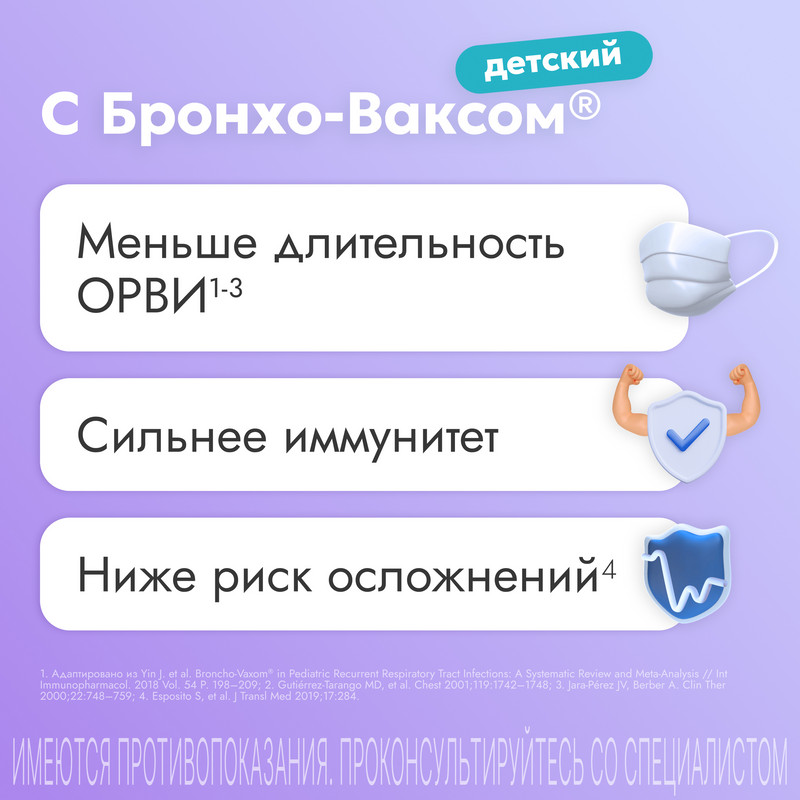 Бронхо-Ваксом детский 3,5 мг капсулы 10 шт