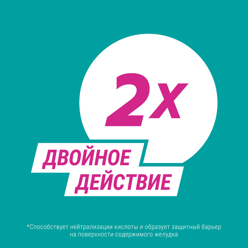 Гевискон Двойное Действие суспензия Мята 300 мл