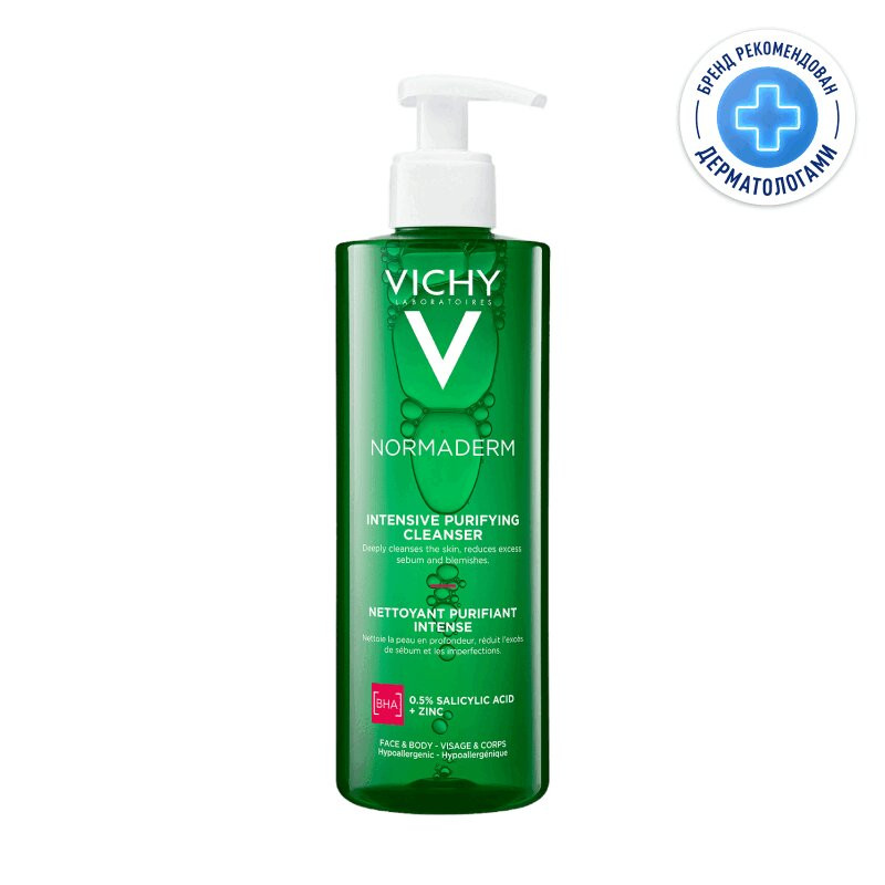Vichy Normaderm Гель очищающий для лица и тела 400 мл