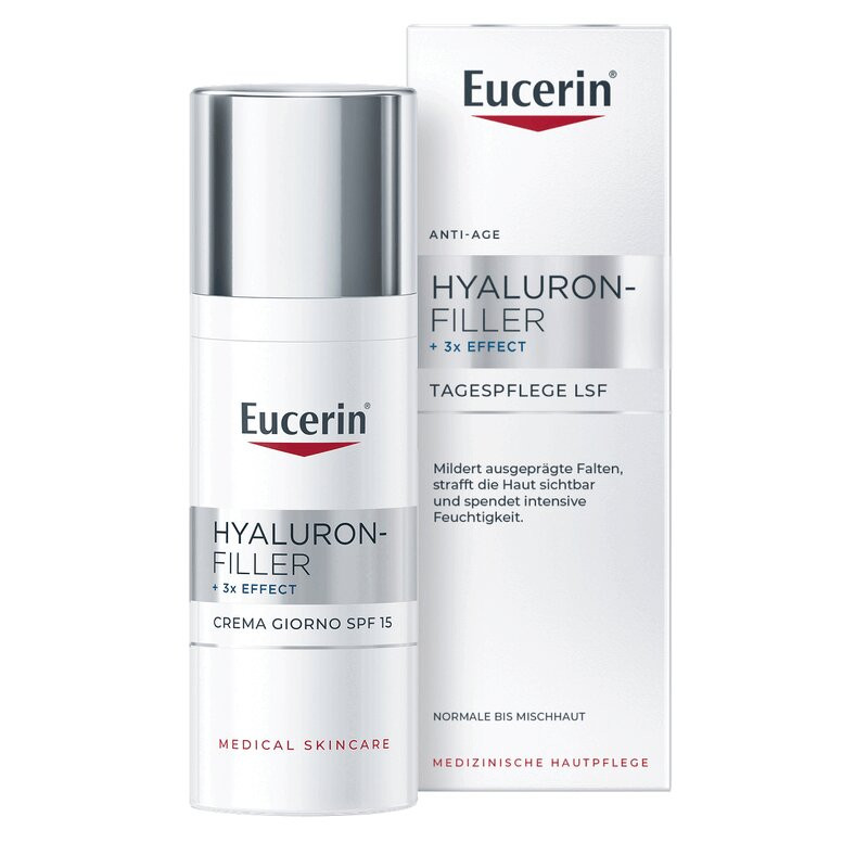 Eucerin Hyaluron-Filler Крем дневной для нормальной и комбинированной кожи SPF 15 50 мл