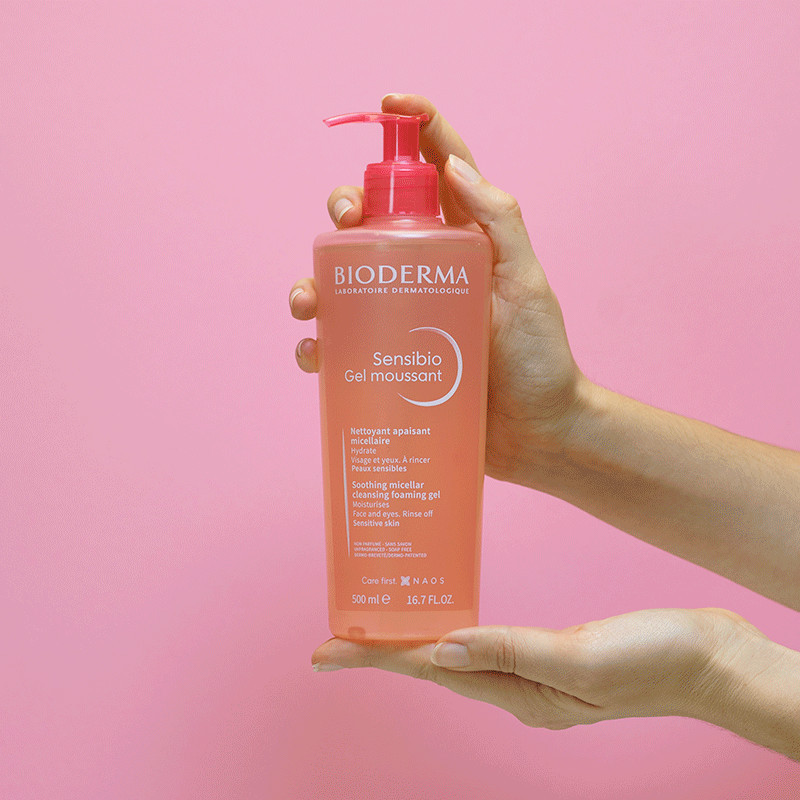 Bioderma Sensibio Гель мицеллярный очищающий для чувствительной кожи лица 500 мл