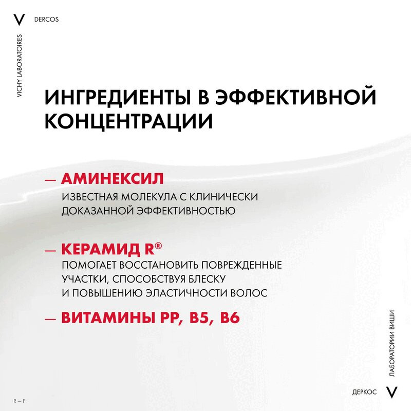 Vichy Dercos Energy+ Кондиционер укрепляющий против выпадения волос 200 мл