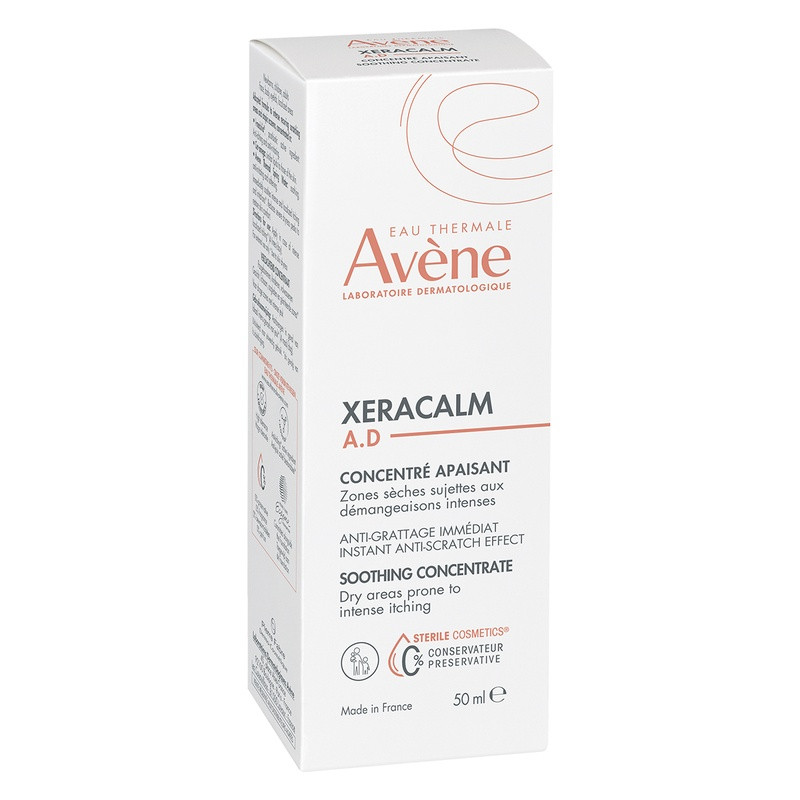 Avene XeraCalm A.D Концентрат успокаивающий для сухих участков кожи 50 мл