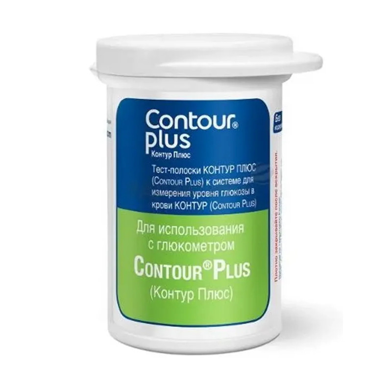 Contour Plus Тест-полоски для глюкометра 50 шт+50 шт+25 шт