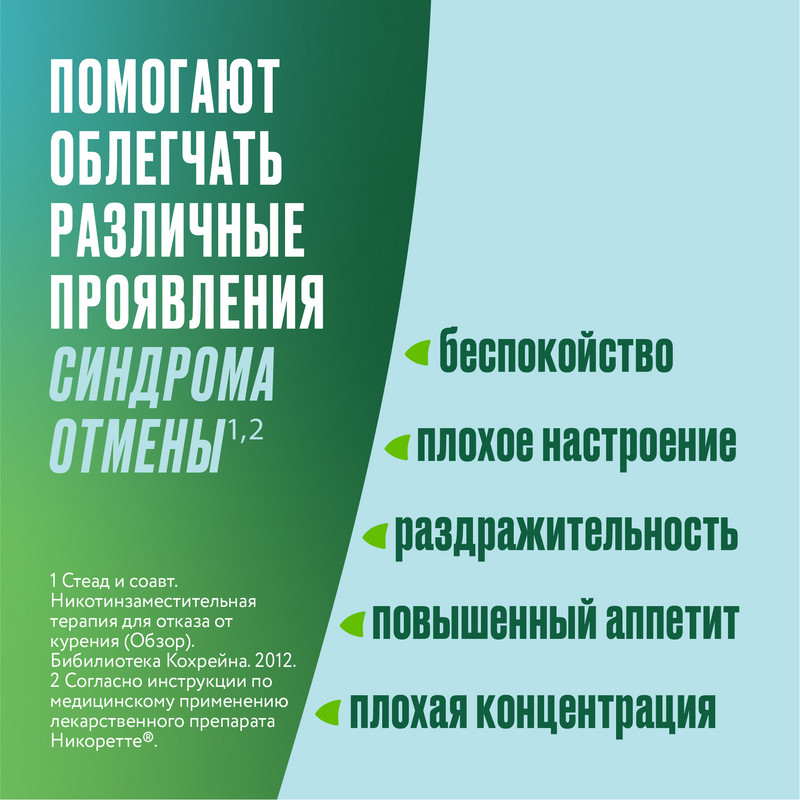 Никоретте 4 мг таблетки для рассасывания Фруктовые 20 шт