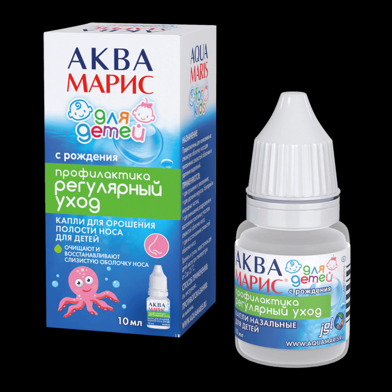 Аква Марис для детей капли назальные 10 мл