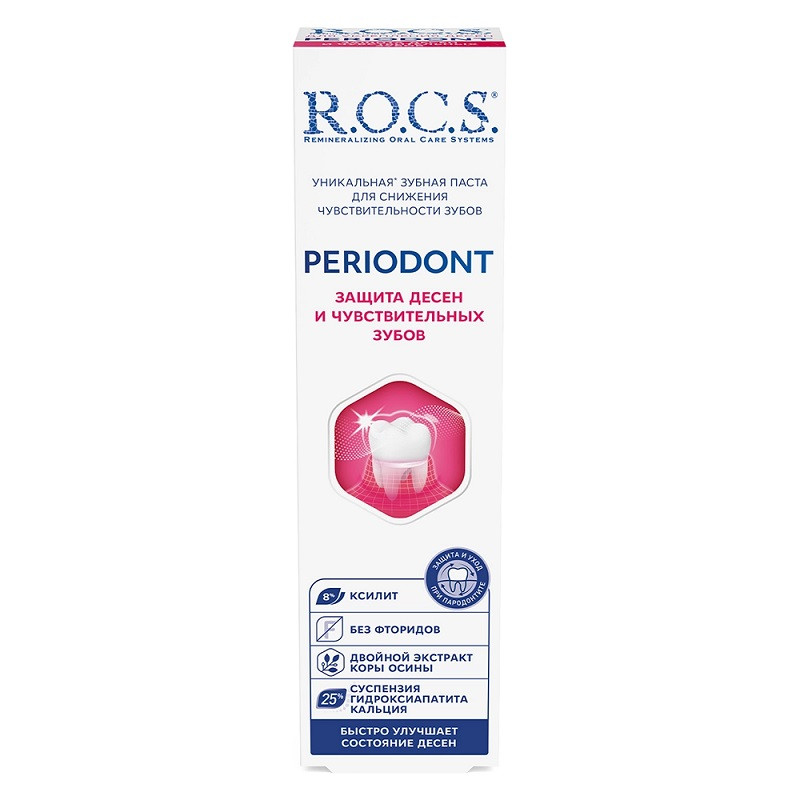 R.O.C.S. Periodont Зубная паста защита десен и чувствительных зубов 94 г
