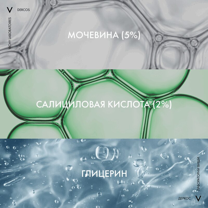 Vichy Dercos PSOlution Шампунь кераторегулирующий для кожи головы склонной к псориазу 200 мл