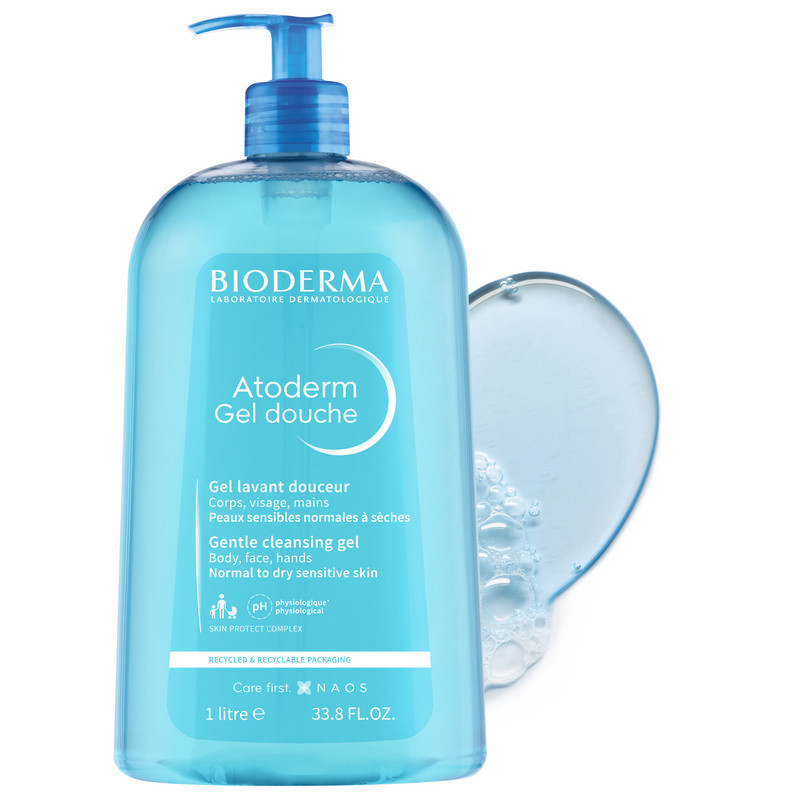 Bioderma Atoderm Гель для душа очищающий для сухой и нормальной кожи 1000 мл