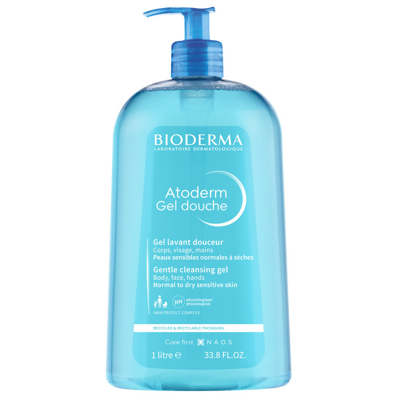Bioderma Atoderm Гель для душа очищающий для сухой и нормальной кожи 1000 мл