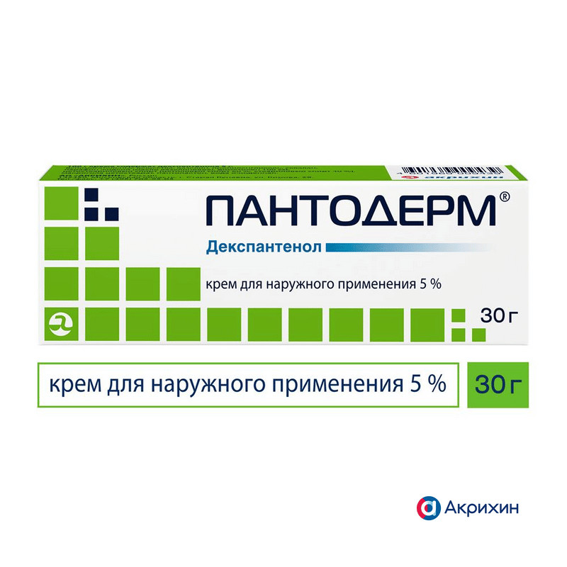Пантодерм 5% крем для наружного применения 30 г