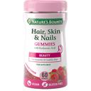 Nature's Bounty Волосы кожа ногти жевательные пастилки-гаммис без сахара Малина 60 шт