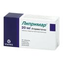 Липримар 20 мг таблетки 30 шт