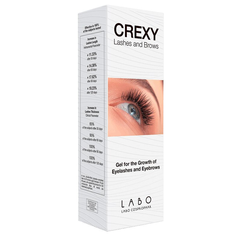 Labo Crexy Гель для стимуляции роста ресниц и бровей 8 мл