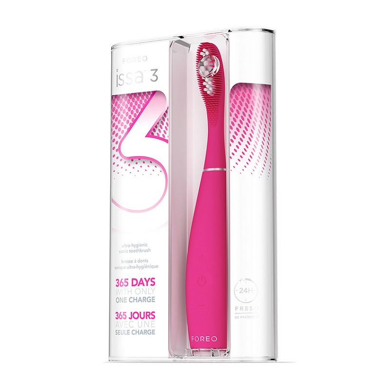 Foreo ISSA 3 Зубная щетка звуковая 4в1 Фуксия